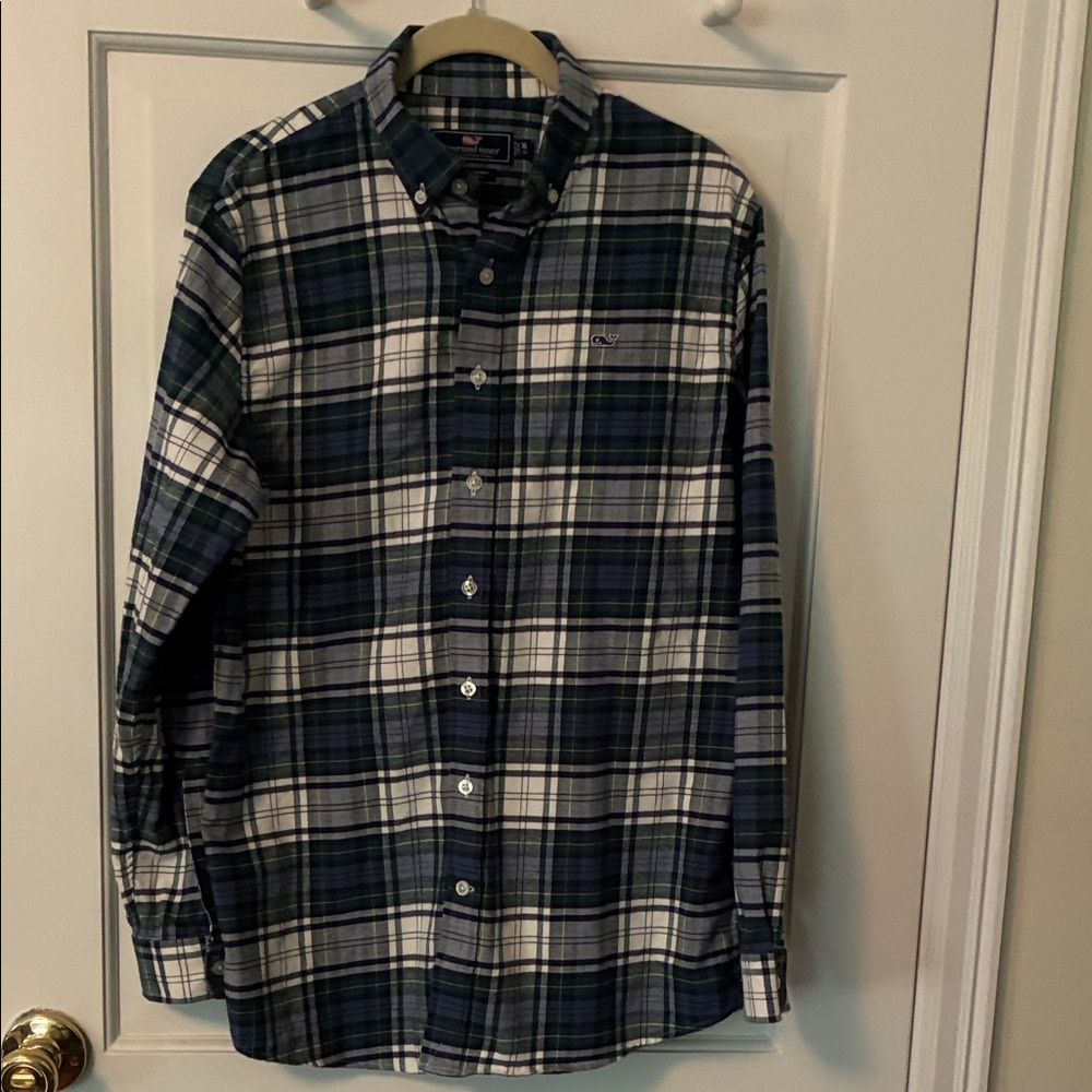 Vineyard Vines Boys Flannel Button Down Shirt